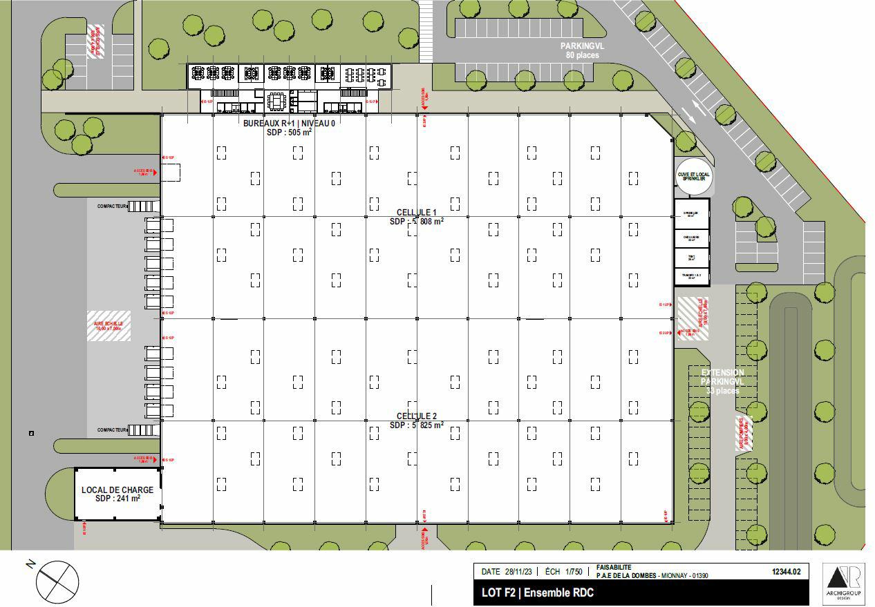 Entrepôt classe a Mionnay 12602m² Vente entrepôt classe a Mionnay Ain OVLOG2309805 4